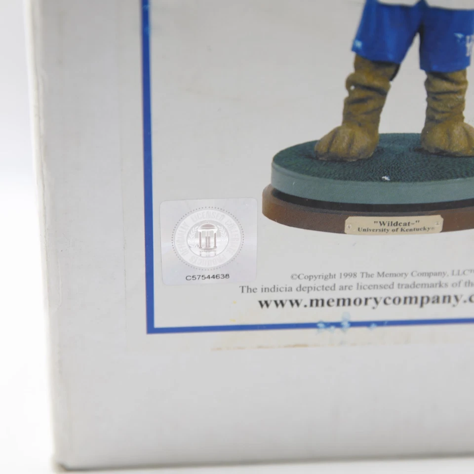 Reino Unido Kentucky Wildcats Mascote Primeira Edição Limitada Série Memory Company Raro - Imagem 4 de 4