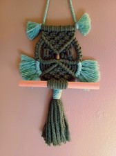 Handmade Macrame Owl Wall Hanging