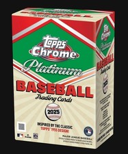 2025 Topps Chrome Platinum Baseball Value Box Presale
