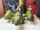 Lot Of 3 1979  Kenner Star Wars Action Figures LOT Dewback Storm Trooper Tusken