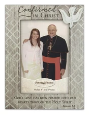 Abbey Gift 8"x6" Confirmation Boxed Wood Frame W/Easel, Multi
