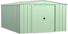 Sheds 10' X 14' Outdoor Steel Storage Shed, Green