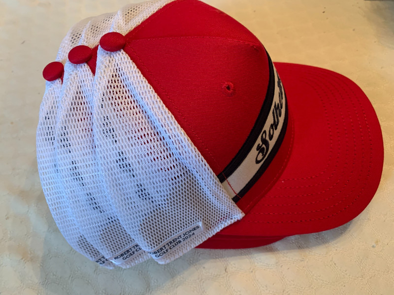 3 NEW 2024 Solheim Cup Golf Tournament Mesh Hats Red/White/Blue Classic Fit #7a