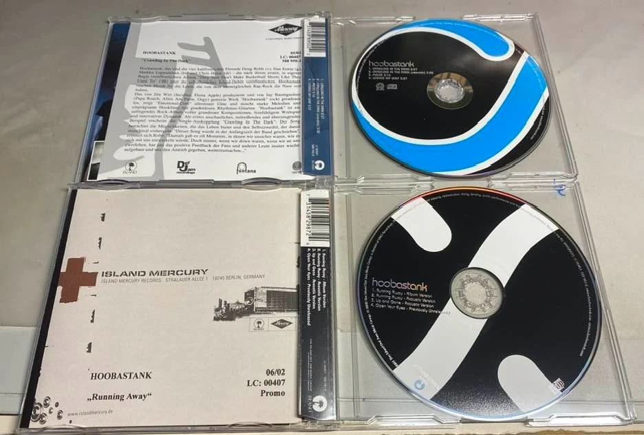HOOBASTANK - 2 RARE PROMO MAXI CD'S 2002 - USA ALTERNATIVE ROCK - Bild 2 von 2