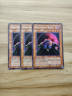 Yu-Gi-Oh! - Red-Moon Baby 3x - Rare - PSV-090 - Full Playset
