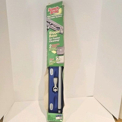 NOS Vintage 2000 Scotch-Brite High Performance Sweeper System Starter Kit+Refill