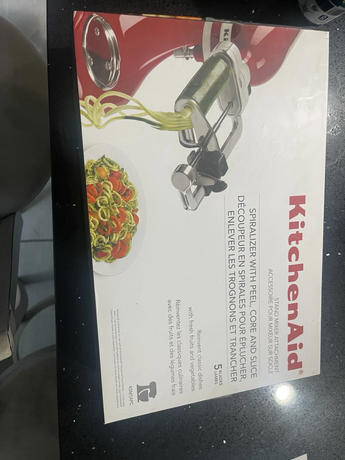 KitchenAid Commercial Kitchen Aid KSM1APC 5 Blade Spiralizer Peel Core New