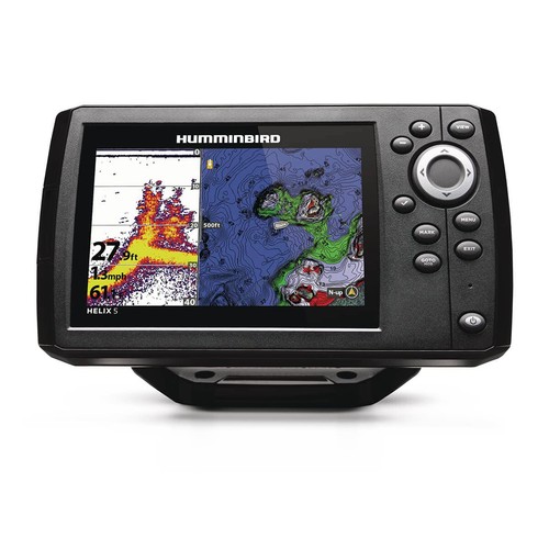 Helix 5 G3 GPS Fish Finder with Transducer, Dual Spectrum Chirp Sonar