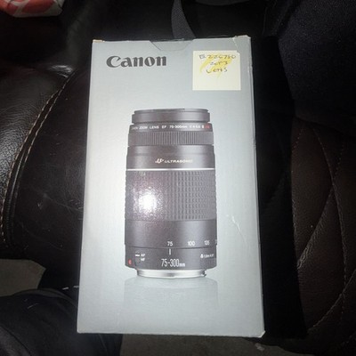 Canon EF 75-300mm f/4-5.6 III USM Telephoto Zoom Lens Ultrasonic New 