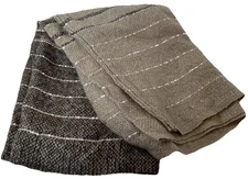 NEW Steve Madden Brown Metallic Stripe Infinity Scarf 72X24 Great Gift Idea NWT