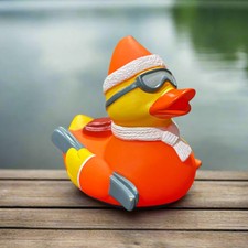 Skier Orange Rubber Duck Ducking Jeeps Cruise Ducks - Fast US Shipping