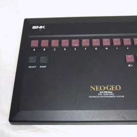 SNK Neo Geo AES Mahjong Wired Controller Black Tested Used Japan Retro Game