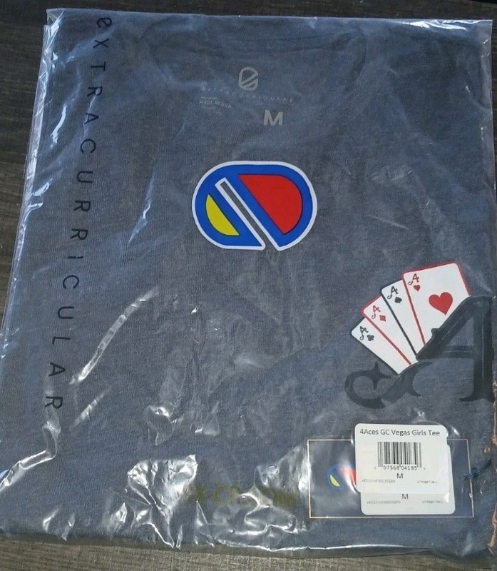 Rare New Las Vegas 4 Four Aces GC Extracurricular Liv Golf Club Shirt Medium M