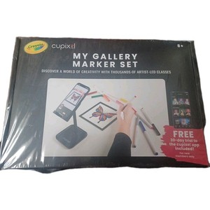 New CRAYOLA X CUPIXEL My Gallery ART SET Marker Craft Kit + 30 Day Access To App