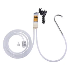 Portable USB Electric auto siphon Self Priming Small, Black Button Switch 