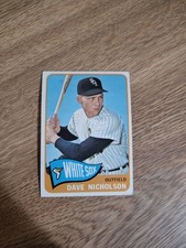 1965 Topps - DAVE NICHOLSON- #183 Chicago White Sox- ORIGINAL CARD - VG-EX+ 🔥🔥
