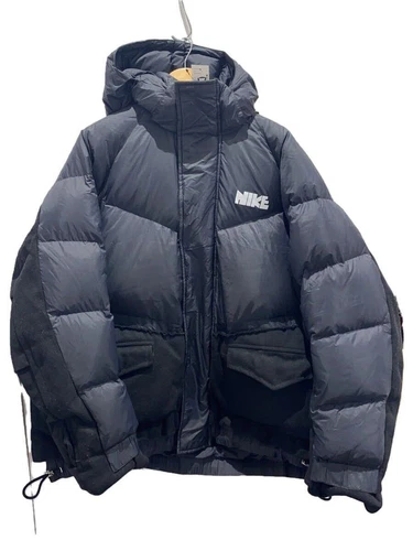 NIKE piumino x SACAI NRG RH PARKA XL nylon nero tinta unita CT3269 010