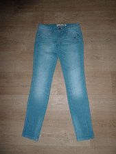 MOGUL Stretch Jeans Slim Fit Hüftig Türkis W27 L32 **TOP** R0