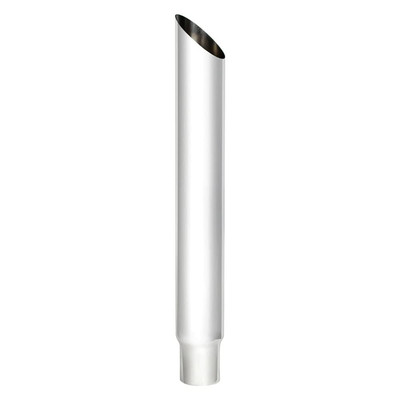 United Pacific M3-65-024 Exhaust Stack Pipe, 6'', Mitred, Reduce to 5'' O.D. Botto