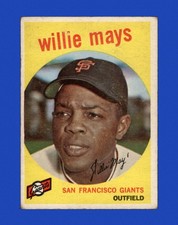 1959 Topps Set-Break # 50 Willie Mays VG-VGEX *GMCARDS*