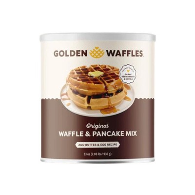 Carbon's Golden Malted Pancake & Waffle Flour 33 oz each (1 Item Per Order, n...