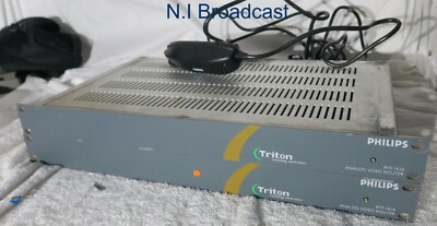 2x philips grass valley triton 16x16 analog video routers (bvs1616 ...