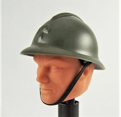 GI Joe Reproduction Helmet: French Adrian (green, elastic chin strap) EU-07