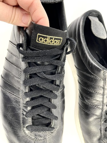 Adidas Originals Gazelle Sneakers Mens Size 12 2010 Triple Black Tab G42073 Rare - Picture 8 of 11