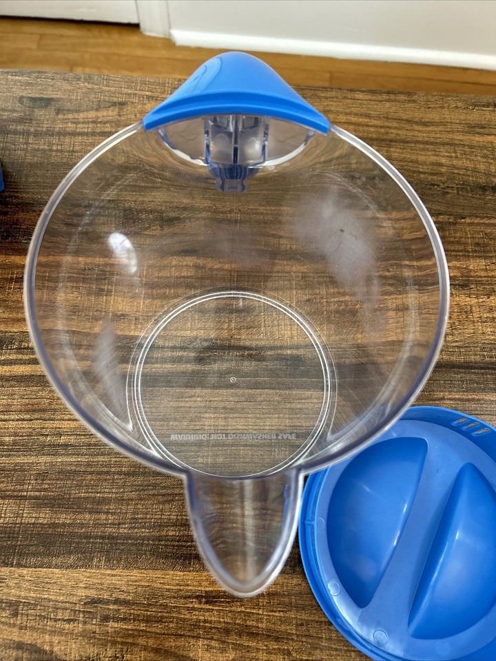 Mr. Coffee 3Quart Iced Tea Pot Maker Blue Lid TM39P Works Great eBay