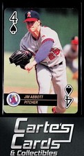 Jim Abbott 1992 Baseball Aces Playing Cards #4S California Angels