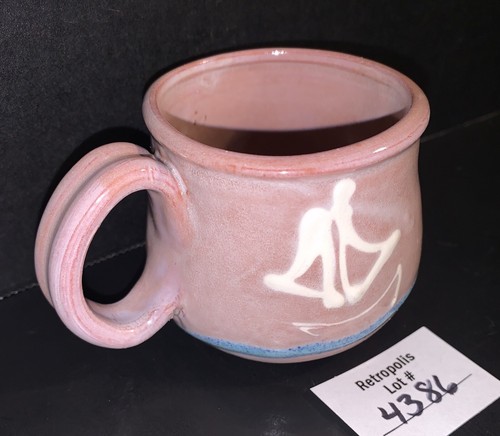 Sailboat Pottery Mug Demitasse or Child's Cup - Picture 2 of 12