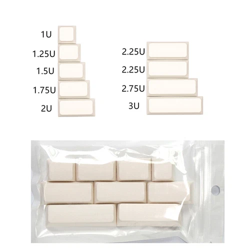 XDA Profile QX1 Keycaps 9 keys For Cherry MX Mechanical Keyboard