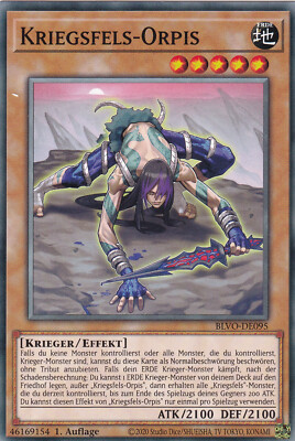 Yu-Gi-Oh! Blazing Vortex #095 Kriegsfels Orpis Common Deutsch