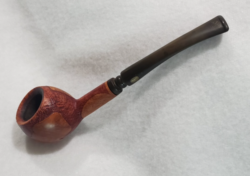 GBD Tapestry Semi Rustic Prince Pipe 357 Gracefully Bent Briar 1974