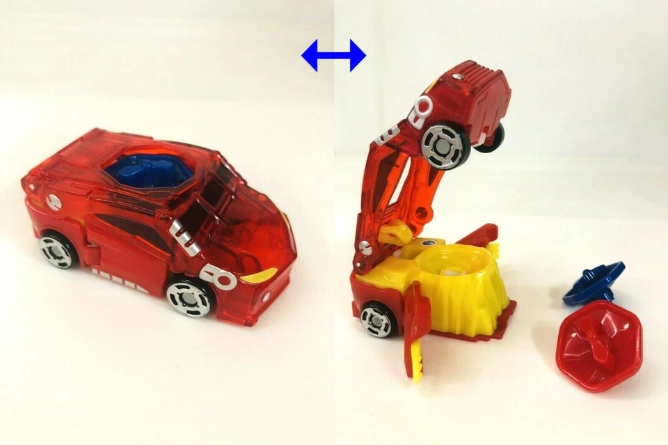 [TURNING MECARD]VOLCA Transformable Robot Car Korea TV Figure + 2cards  - Image 3 of 4