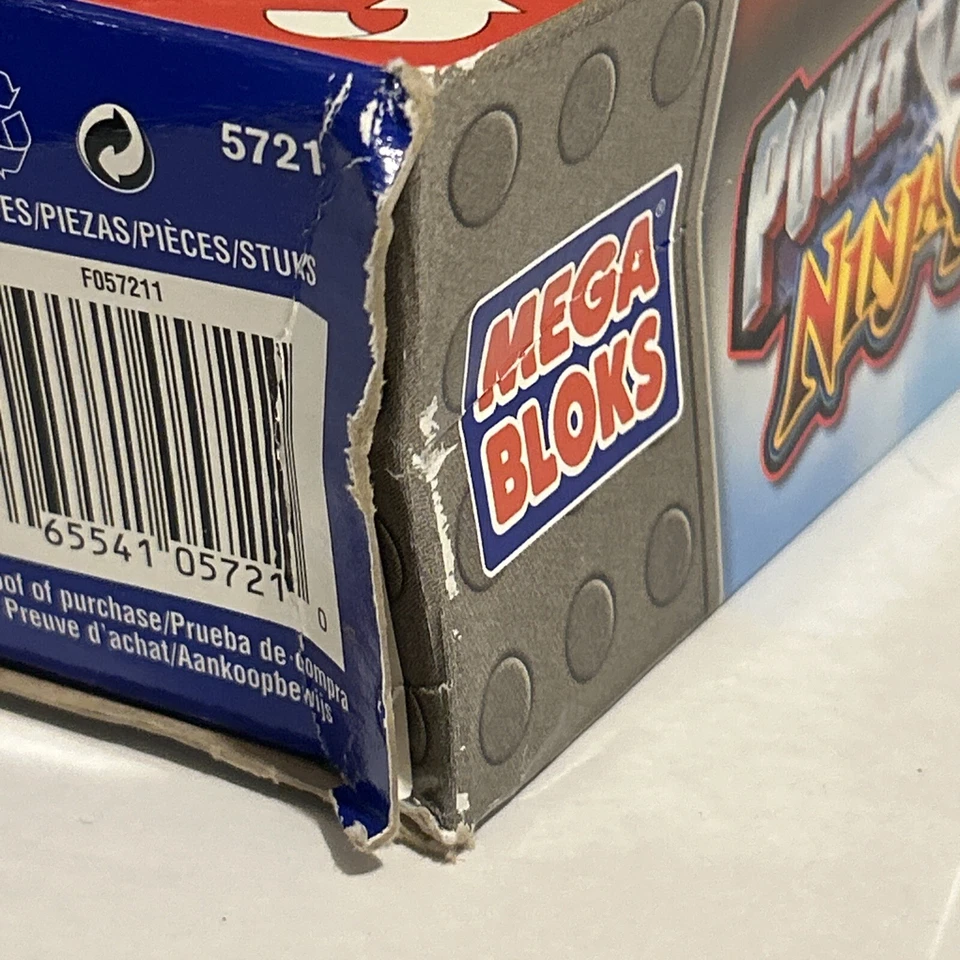 Nuevo En Caja Mega Bloks Power Ranger Ninja Storm Storm Megazord Modelo 5721-2003 Foto 4 de 4