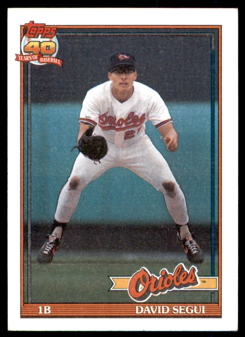 1991 Topps Baseball #724 David Segui