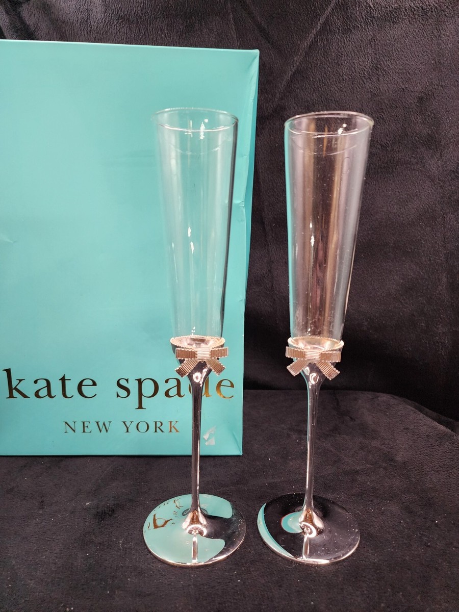 Kate Spade Lenox Grace Avenue Champagne Flute Set of