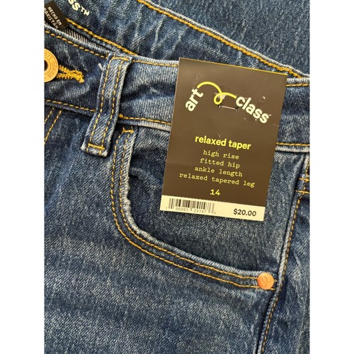 NWT Art Class Relaxed Taper Jeans- Kids Size 14 - Picture 3 of 8