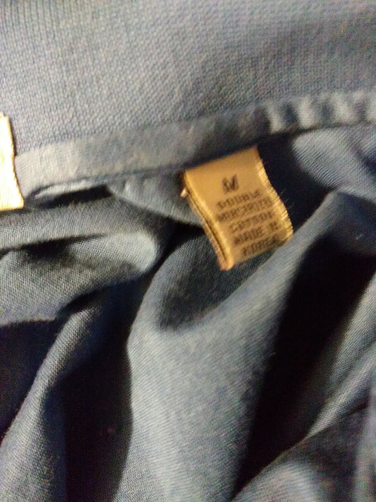 Peter Millar Medium (M) Solid Blue Short Sleeve P… - image 7