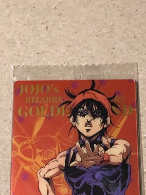 JoJo's Bizarre Adventure Part 5 Golden Wind Wafer Card Narancia