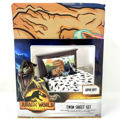 Jurassic World 3 Piece Twin Sheet Set Dinosaurs EBay jurassic-world-3-piece-twin-sheet-set-dinosaurs-ebay