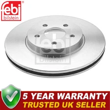 Febi Front Brake Discs Fits Jaguar X-Type 2001-2009 Ford Mondeo 2000-2007