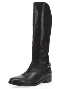 cole haan black knee high boots