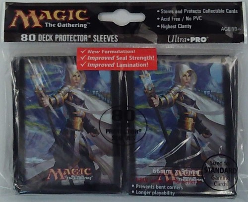 MAGIC THE GATHERING CARD SLEEVES: Theros Elspeth V1 (80/PK) (ULP 86115) - Picture 3 of 4