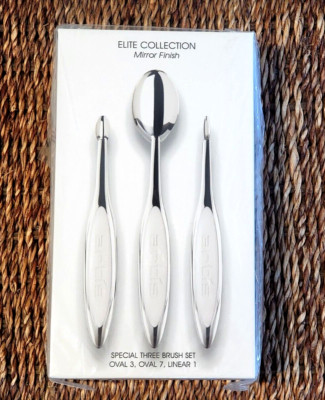 Artis Makeup Brushes Elite Collection Mirror Finish ~ 3 brush set NIB
