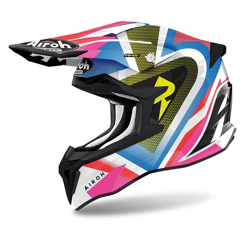 CASCO HELMET CROSS STRYCKER VIEW AIROH SIZE XL