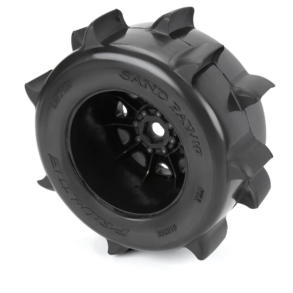 Pro-Line PRO1026810 1/8 Sand Paw HP BELTED F/R 3.8" MT Tires w/17mm Wheels (4) - Image 4 of 4