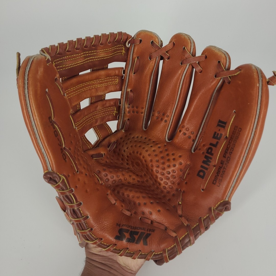 Gant De Baseball SSK Dimple-II DPG-740 - Droitier (RHT) - Taille 13 - Marron