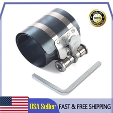Piston Ring Compressor Professional Piston Install Tool with Wrench 2 1/8" to 7"